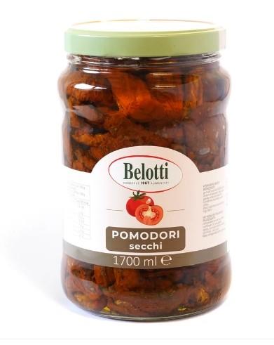 Belotti Soltørrede Tomater i Solsikkeolie 1700ml
