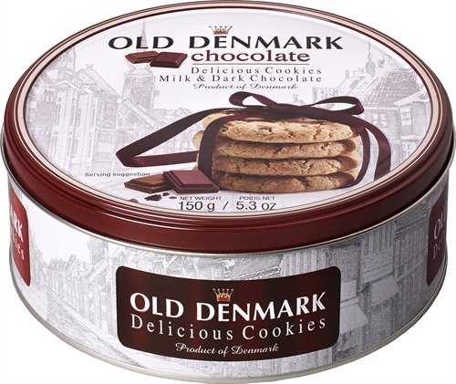 Old Denmark småkager m. chokolade 150g