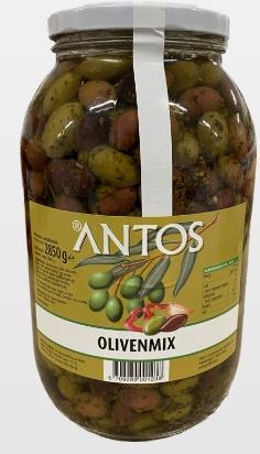 Oliven Middelhavsmix Antos 2850g/2000g 