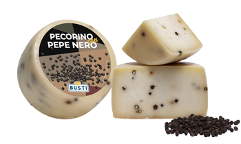 Pecorino Toscana m. sort peber 1/1 - ca. 1kg