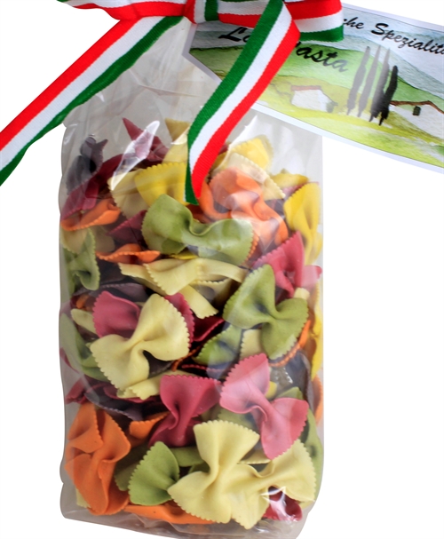 Pasta sløjfer - sommerfarver 250g